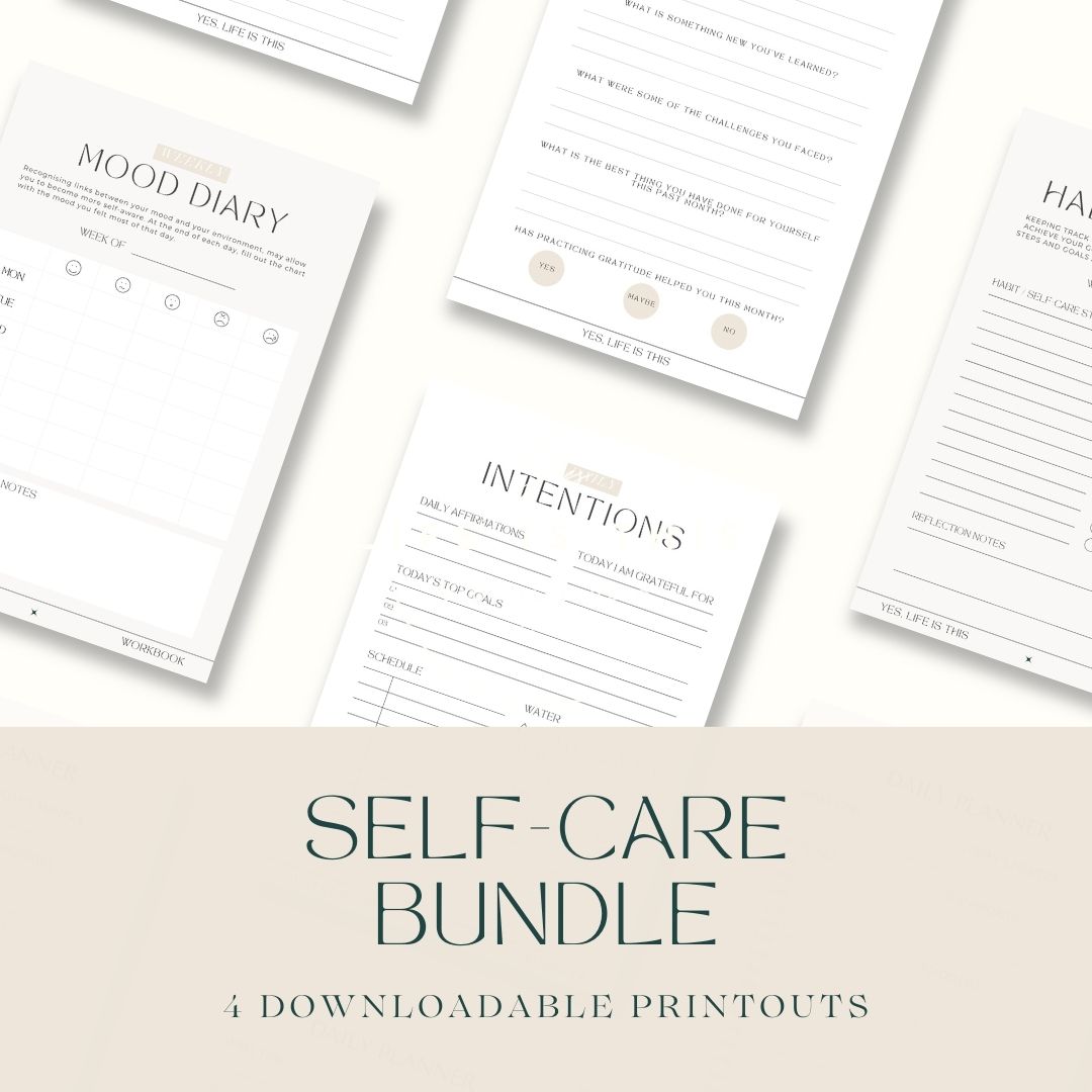 Self-Care Printout Bundle